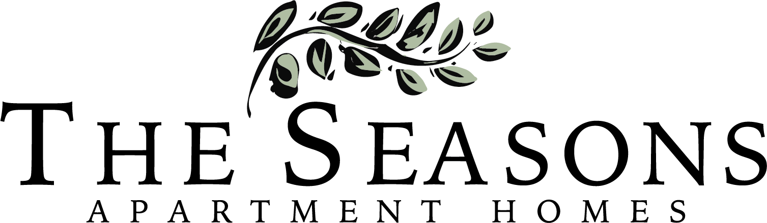 The image is a logo for "The Seasons Apartment Homes".